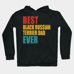 Vintage Best Black Russian Terrier dad Ever T-shirt Hoodie